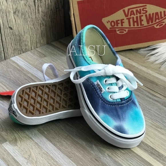 NWT VANS Authentic Tie Dye Navy Kid’s - Picture 3 of 7